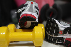 Image: Workout Weights and Shoes